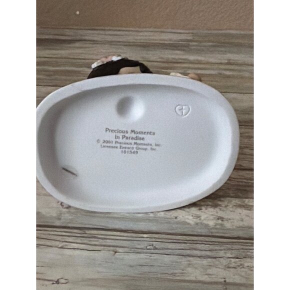 Precious Moments In Paradise 101549 (2001) + Aloha Bear Ornament 101550 Set of 2 - Picture 7 of 15